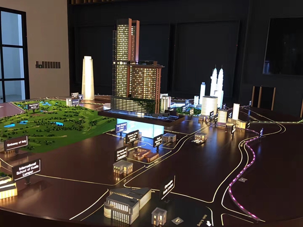 马来西亚槟城总体规划沙盘模型